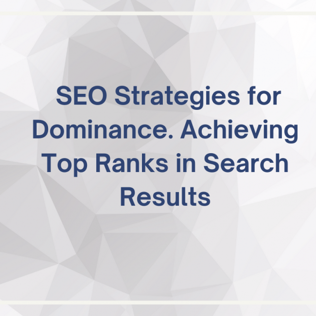 SEO Strategies